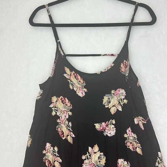 Floral mini dress size small spaghetti strap - Picture 2 of 10